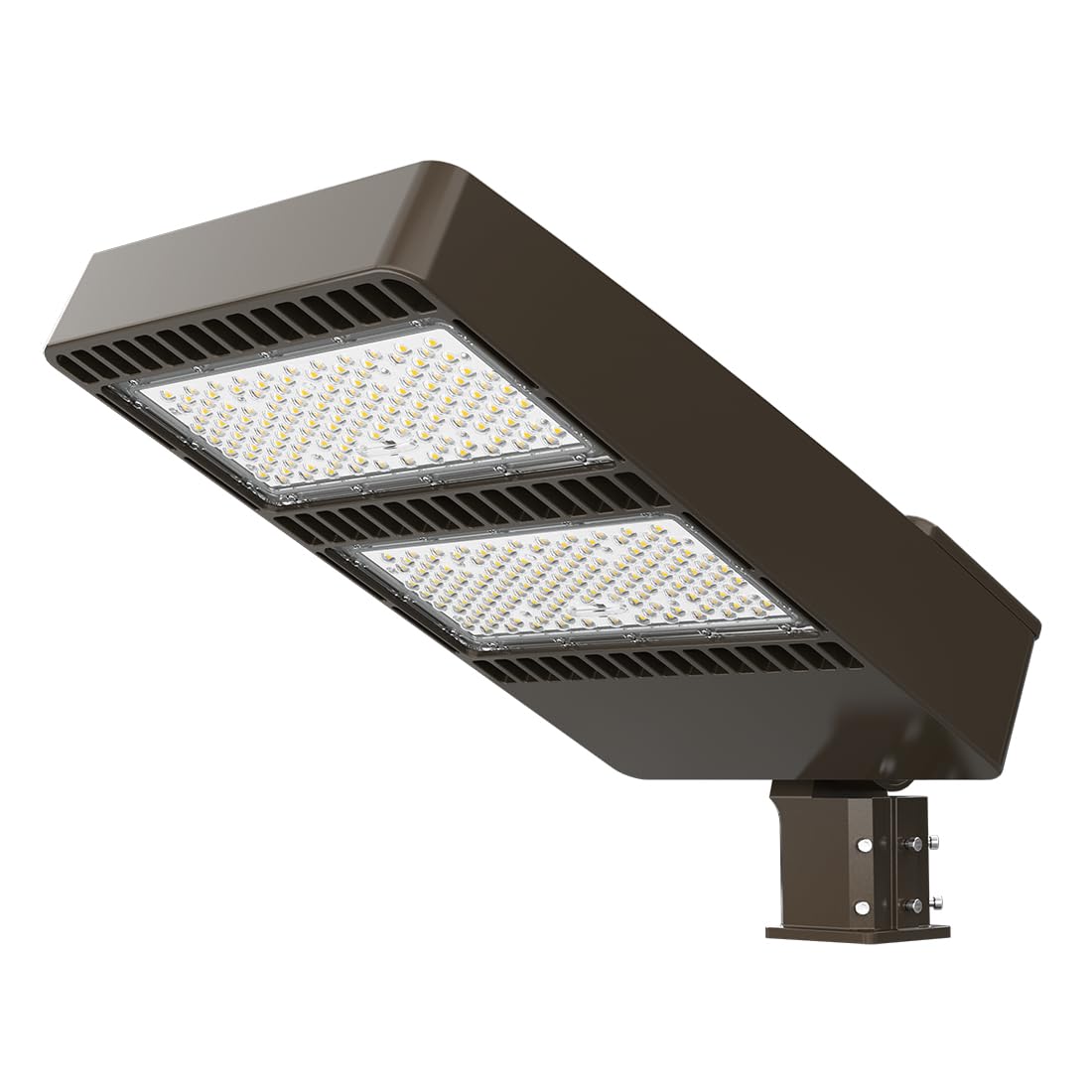 400W LED Shoebox Parking Lot Light 5000K Daylight White,52000lm